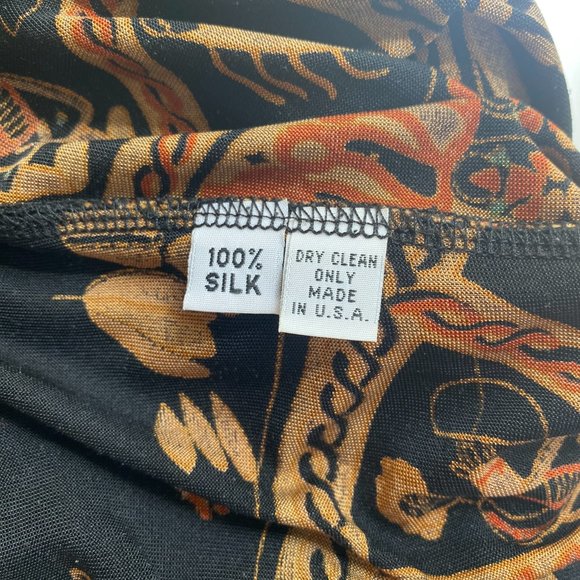 NIEVES LAVI | Silk Long Sleeve Dress | Size 2 - Picture 6 of 6